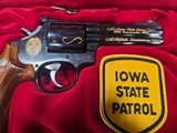 Smith Wesson model 586 Iowa state patrol 50 th 357 - 2 of 10