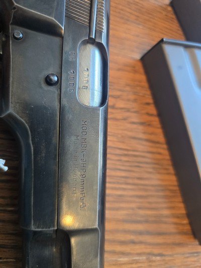 Browning hi-pwr Hungarian mbk 9mm - Image 5 of 10