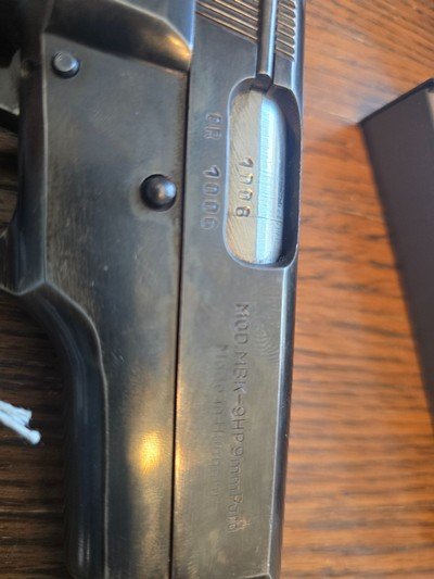Browning hi-pwr Hungarian mbk 9mm - Image 4 of 10