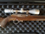 Volquartsen,17 HMR,signature custom, stainless, rifle,scoped - 2 of 15