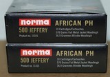 NORMA 500 JEFFERY AFRICAN HUNTER 570 GRAIN .510 WOODLEIGH WELDCORE FMJ AMMUNITION - 1 of 5