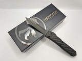 Microtech Ultratech S/E Signature Series Carbon Fiber Top Damascus Standard Ringed Hardware 121-16 CFS - 1 of 1