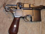 C96 MAUSER BROOMHANDLE. RUSSIAN IMPORTER MARKED. DEEP-MILLED. LARGE-RING. EXTREMELY RARE!! - 9 of 11