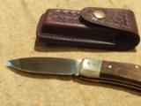 SMITH & WESSON CUSTOM COLLECTOR SERIES FOLDING KNIFE.
DESIGNED BY BLACKIE COLLINS IN THE EARLY 1970'S.
RARE!!! - 8 of 10