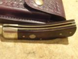 SMITH & WESSON CUSTOM COLLECTOR SERIES FOLDING KNIFE.
DESIGNED BY BLACKIE COLLINS IN THE EARLY 1970'S.
RARE!!! - 10 of 10