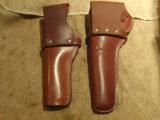PISTOL HOLSTERS.
SMITH & WESSON. HUNTER.
BROWN LEATHER. - 2 of 10