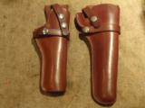PISTOL HOLSTERS.
SMITH & WESSON. HUNTER.
BROWN LEATHER. - 1 of 10