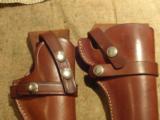 PISTOL HOLSTERS.
SMITH & WESSON. HUNTER.
BROWN LEATHER. - 9 of 10