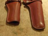 PISTOL HOLSTERS.
SMITH & WESSON. HUNTER.
BROWN LEATHER. - 7 of 10