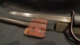 WWII WW2 OSS KNUCKLE KNIFE FROM 1873 SPRINGFIELD BAYONET WITH SCABBARD
MINT!!!!
US-MADE OSS EDGED KNUCKLE KNIFE!!!
FROM BILL STONE - 5 of 11