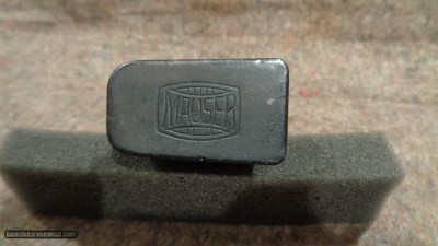 C96 BROOMHANDLE MAUSER SCHNELLFEUER MAGAZINE
10 ROUND
7.63MM
FACTORY ORIGINAL!!
EXCELLENT CONDITION!