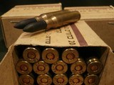 7.62 NATO BLANK ROUNDS. SEALED 20 ROUND BOXES.
MADE IN ISRAEL IN 1973
7.62X51mm AMMO
7.62 NATO ammo - 5 of 7