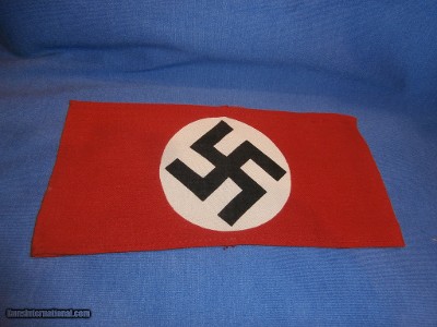 WWII WW2 NAZI NSDAP ARMBAND
WWII NAZI PARTY ARMBAND
NAZI ARMBAND
WWII GERMAN ARMBAND
WWII GERMAN NAZI ARMBAND WWII
100% ORIGINAL!!