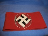 WWII WW2 NAZI NSDAP ARMBAND WWII NAZI PARTY ARMBAND NAZI ARMBAND WWII GERMAN ARMBAND WWII GERMAN NAZI ARMBAND WWII 100% ORIGINAL!! - 4 of 5