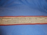 WWII WW2 NAZI ARMBAND WWII NAZI PARTY ARMBAND NAZI ARMBAND WWII GERMAN ARMBAND WWII GERMAN NAZI ARMBAND WWII 100% ORIGINAL!! - 7 of 8