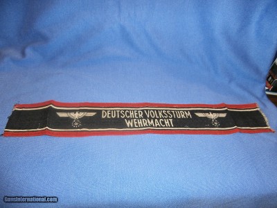 WWII WW2 NAZI ARMBAND WWII NAZI PARTY ARMBAND NAZI ARMBAND WWII GERMAN ARMBAND WWII GERMAN NAZI ARMBAND WWII 100% ORIGINAL!!