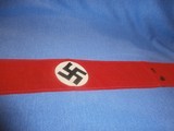 WWII WW2 NAZI NSDAP ARMBAND WWII NAZI PARTY ARMBAND NAZI ARMBAND WWII GERMAN ARMBAND WWII GERMAN NAZI ARMBAND WWII 100% ORIGINAL!! - 3 of 7