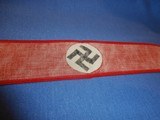 WWII WW2 NAZI NSDAP ARMBAND WWII NAZI PARTY ARMBAND NAZI ARMBAND WWII GERMAN ARMBAND WWII GERMAN NAZI ARMBAND WWII 100% ORIGINAL!! - 7 of 7
