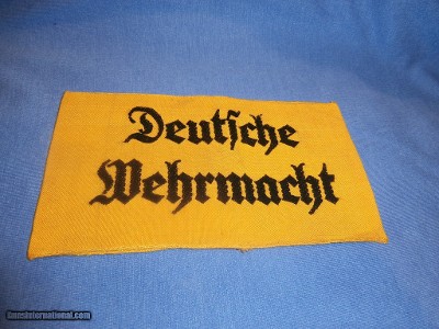 WWII WW2 NAZI ARMBAND WWII NAZI PARTY ARMBAND NAZI ARMBAND WWII GERMAN ARMBAND WWII GERMAN NAZI ARMBAND WWII 100% ORIGINAL!!