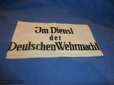 WWII WW2 NAZI ARMBAND WWII NAZI PARTY ARMBAND NAZI ARMBAND WWII GERMAN ARMBAND WWII GERMAN NAZI ARMBAND WWII 100% ORIGINAL!!