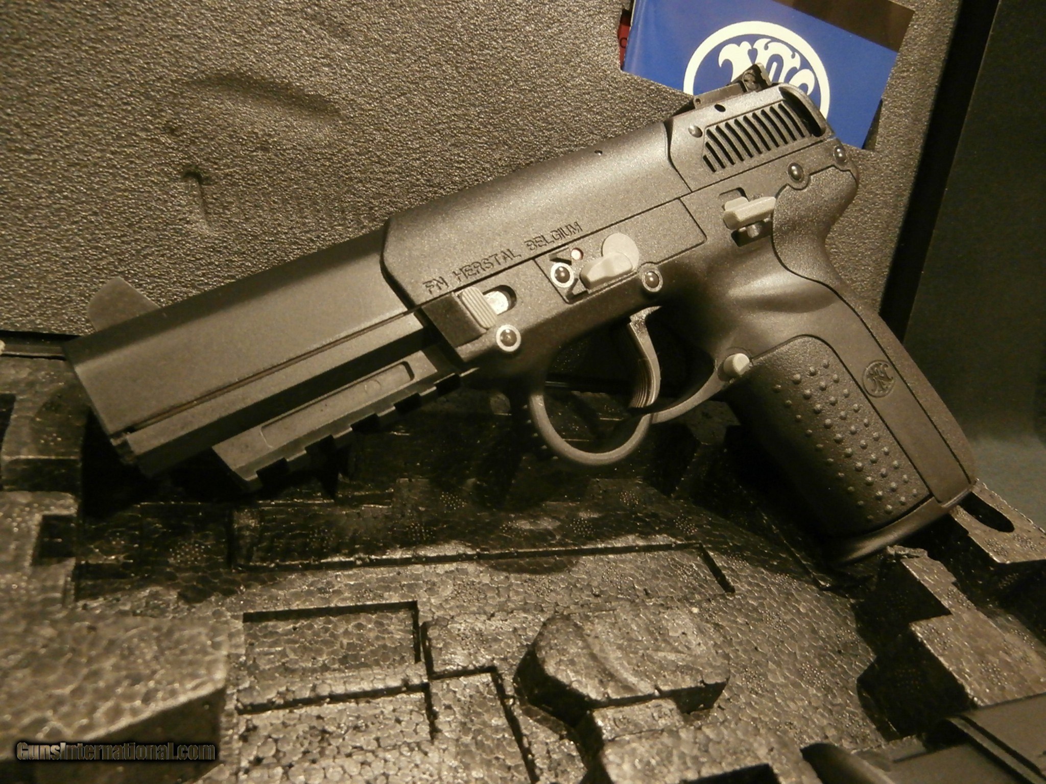 FN IOM 5.7 PISTOL. EXTREMELY RARE!! ORIGINAL FN 5.7x28mm IOM PISTOL FNH ...