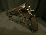 WEBLEY MK VI 1918 .455 CAL
NEW ZEALAND!!
RARE!! UNIT MARKED!!
ALL-MATCHING SERIAL NUMBERS! MINT BORE & CHAMBERS! EXCELLENT OVERALL CONDITION! - 8 of 8