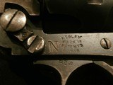 WEBLEY MK VI 1918 .455 CAL
NEW ZEALAND!!
RARE!! UNIT MARKED!!
ALL-MATCHING SERIAL NUMBERS! MINT BORE & CHAMBERS! EXCELLENT OVERALL CONDITION! - 4 of 8