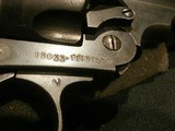 WEBLEY MK VI 1918 .455 CAL
VERY UNIQUE SERIAL NUMBER!!
MINT BORE & CHAMBERS!
EXCELLENT, OVERALL CONDITION! - 9 of 13