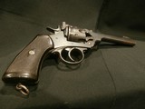 WEBLEY MK VI 1919 .455 CAL ALL-MATCHING SERIAL NUMBERS! MINT CHAMBERS! RARE 1919!!
NEAR EXC. OVERALL CONDITION! - 6 of 11
