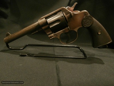 COLT NEW SERVICE .455 REVOLVER!
WWI .455 REVOLVER!
NEW SERVICE .455 WWI REVOLVER!
NEW SERVICE COMMERCIAL .455 WWI-ERA REVOLVER!