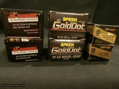 .50AE AMMUNITION
BRAND NEW .50AE FACTORY AMMUNITION!!
.50AE FACTORY AMMUNITION FOR DESERT EAGLE (IMI ISRAEL)