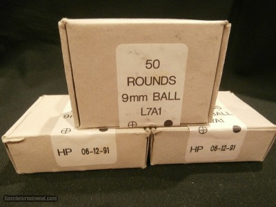 HIRTENBERGER L7A1 HP 9MM AMMUNITION
L7A1 HP 9MM AMMO
HIRTENBERGER 9MM L7A1 HP 9MM AMMO