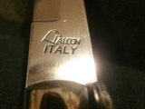 STILETTO ITALIAN FALCON
HANDMADE ITALIAN LOCK BACK STILETTO
BAYONET BLADE 10 3/4