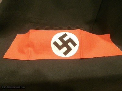 WWII WW2 NAZI ARMBAND WWII NAZI PARTY ARMBAND NAZI ARMBAND WWII GERMAN ARMBAND WWII GERMAN NAZI ARMBAND WWII 100% ORIGINAL!!