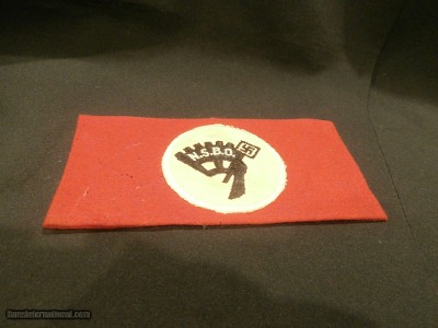 WWII WW2 NAZI ARMBAND WWII NAZI PARTY ARMBAND NAZI ARMBAND WWII GERMAN ARMBAND WWII GERMAN NAZI ARMBAND WWII 100% ORIGINAL!!