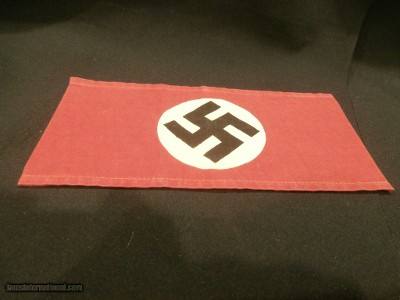 WWII WW2 NAZI ARMBAND WWII NAZI PARTY ARMBAND NAZI ARMBAND WWII GERMAN ARMBAND WWII GERMAN NAZI ARMBAND WWII 100% ORIGINAL!!