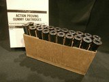 .303 BRITISH ACTION PROVING DUMMY CARTRIDGES 180gr. POWER POINT
BOX of 20 PRECISION DUMMY CARTRIDGES by OLIN CORP.
NIB!! - 4 of 10