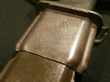 US MODEL 1918 MARK I TRENCH KNIFE
WWII PROTOTYPE
M1 GARAND BLADE w/ EXTENDED POMMEL SPIKE
OD GREEN
w/SCABBARD - 12 of 15
