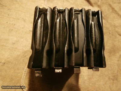 ISRAELI DROR TYPE 2
8MM RIFLE MAGAZINES
JOHNSON AUTOMATIC RIFLE MODEL OF 1941 TYPE 2
8MM MAGAZINES
WWII 8MM RIFLE MAGAZINES