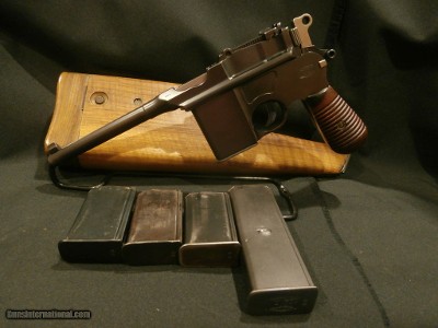 MAUSER C96 MODEL 1930 REMOVABLE MAGAZINE
MAUSER BROOMHANDLE MODEL 1930 REMOVABLE MAGAZINE
C96 BROOMHANDLE MODEL1930 DETACHABLE MAGAZINE
20-ROUNDS