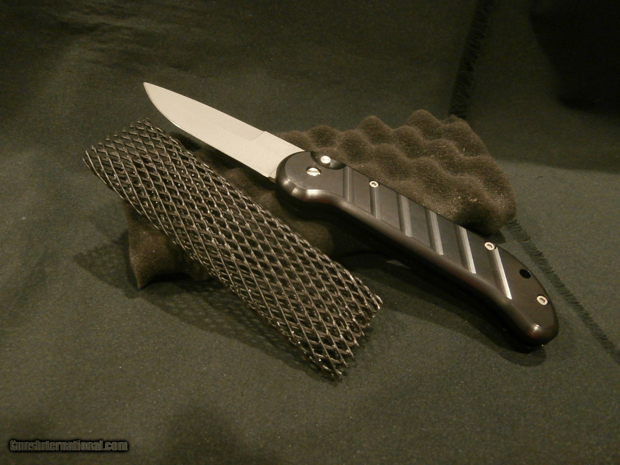 OX BLACK KNIFE AUTOMATIC PROTOTYPE US MILITARY BLACK KNIFE