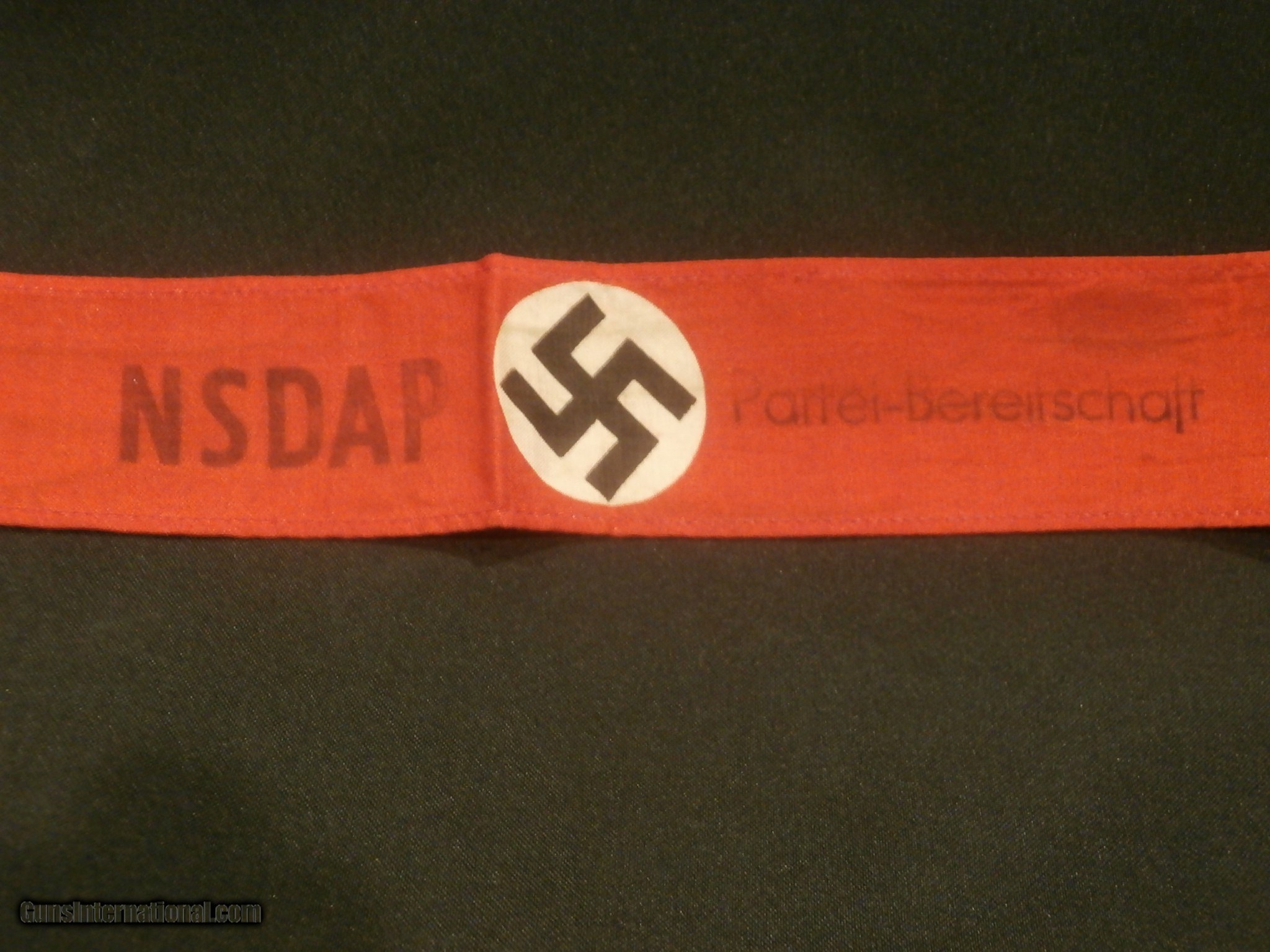 WWII WW2 NAZI NSDAP ARMBAND WWII NAZI PARTY ARMBAND NAZI ARMBAND WWII ...