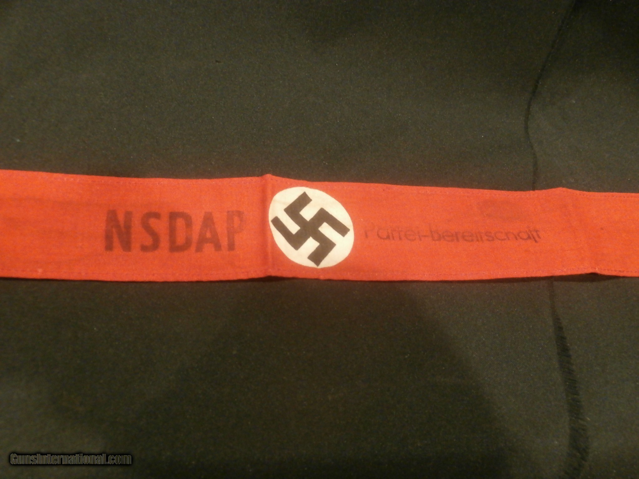 WWII WW2 NAZI NSDAP ARMBAND WWII NAZI PARTY ARMBAND NAZI ARMBAND WWII ...