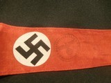 WWII WW2 NAZI NSDAP ARMBAND WWII NAZI PARTY ARMBAND NAZI ARMBAND WWII GERMAN ARMBAND WWII GERMAN NAZI ARMBAND WWII 100% ORIGINAL!! - 3 of 7