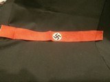 WWII WW2 NAZI NSDAP ARMBAND WWII NAZI PARTY ARMBAND NAZI ARMBAND WWII GERMAN ARMBAND WWII GERMAN NAZI ARMBAND WWII 100% ORIGINAL!! - 1 of 7