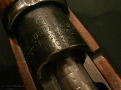 SWEDISH MAUSER 1896 CARL GUSTAFS 1900
6.5x55mm
1896 SWEDISH MAUSER
1896 MAUSER
6.5x55mm MILITARY RIFLE
CARL GUSTAFS