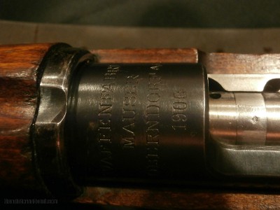 SWEDISH MAUSER 1896 WAFFENFABRIK MAUSER 1900 6.5x55mm 1896 SWEDISH MAUSER 1896 MAUSER 6.5x55mm MILITARY RIFLE
WAFFENFABRIK MAUSER 1900