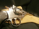 WEBLEY MK VI 1917 .455 ALL-MATCHING
WITH HOLSTER
NICKEL FINISH - 4 of 13