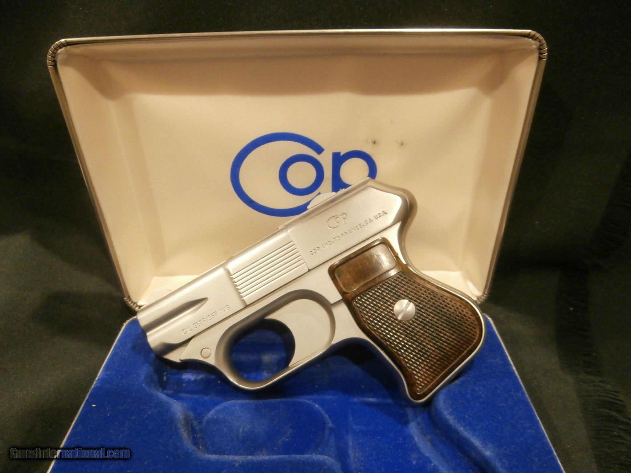 COP 357 MAGNUM 4-SHOT STAINLESS STEEL PISTOL COP 4-BARREL DERRINGER ...