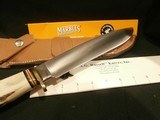 MARBLE'S GLADSTONE USA LOVELESS TRAIL KNIFE STAG!
MARBLE'S STAG LOVELESS BOWIE!!
EXTREMELY RARE!!
MARBLE'S GLADSTONE, MI
NIB!! - 7 of 11